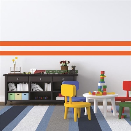 Borders Unlimited Borders Unlimited 30004 Orange Simple Stripes 30004